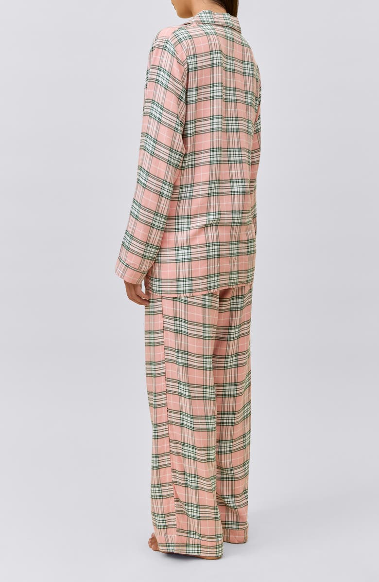 Papinelle Comfy Plaid Pajamas, Alternate, color, Strawberry