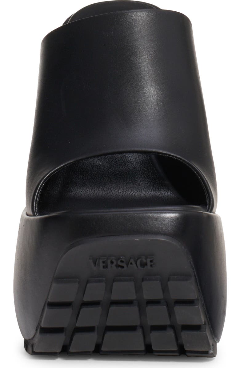 Versace Platform Wedge Slide Sandal, Alternate, color,
