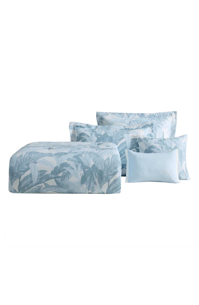 Tommy Bahama Palm Serenity Reversible Comforter & Sham Set, Main, color, Blue