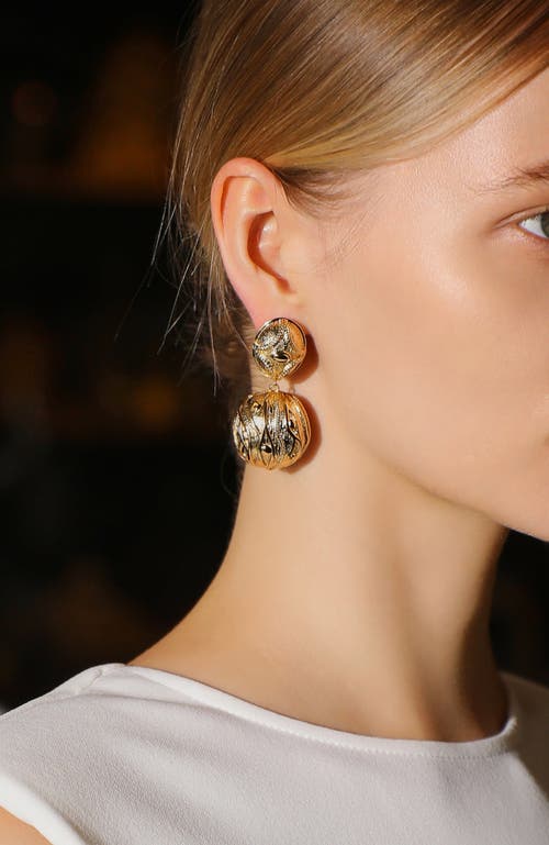 Rc Retro Chic Amulet Eye Earrings In Gold