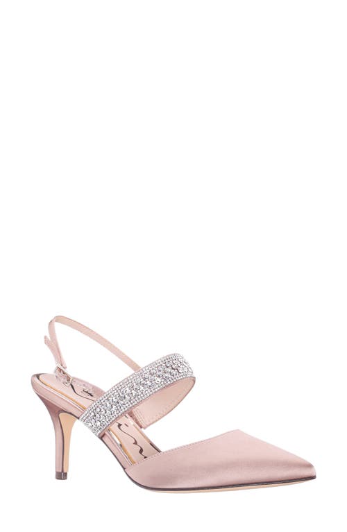 Nina Trista Pointed Toe Slingback Pump In Pink