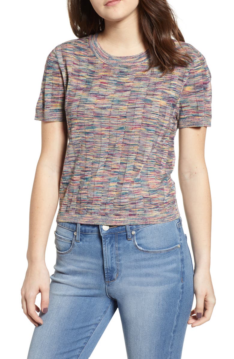 Ten Sixty Sherman Space Dye Crop Sweater, Main, color, 