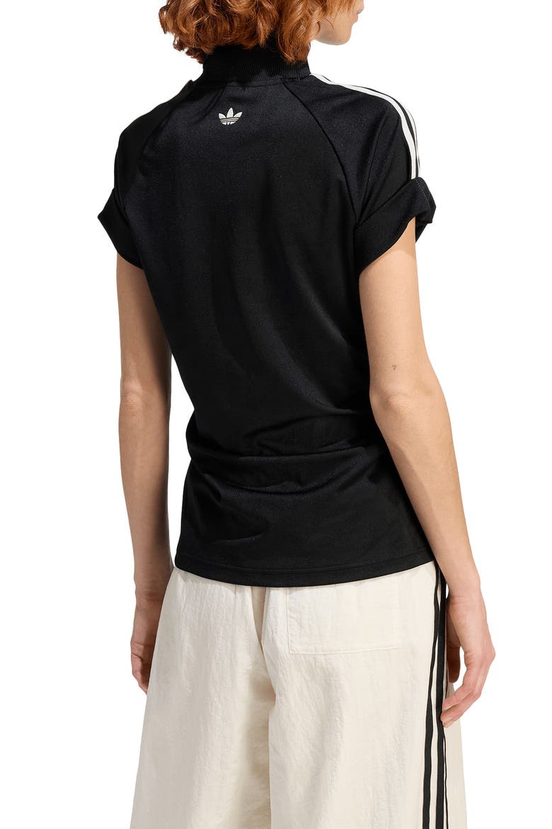 Re-Con Short Sleeve Top, Alternate, color, BLACK