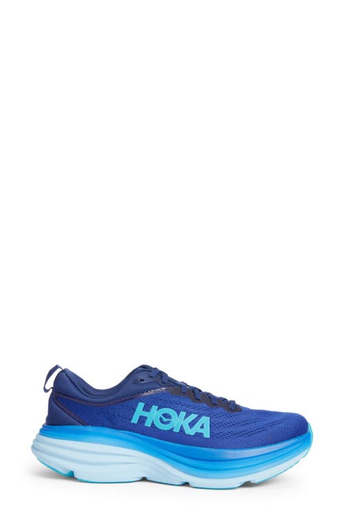 Hoka Bondi 8 Running Shoe In Black