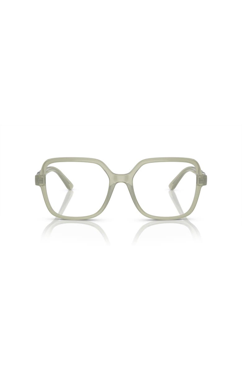 Dolce&Gabbana 53mm Square optical glasses, Alternate, color, Green