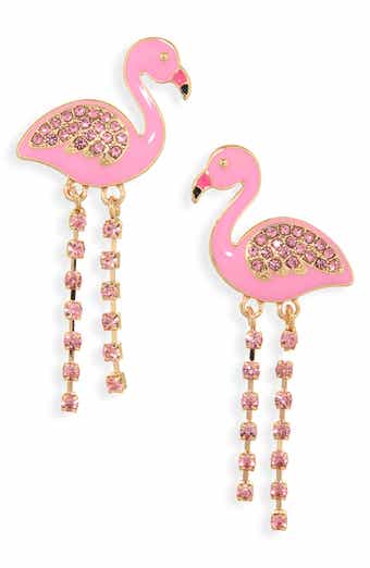 Flamingo Drop Earrings