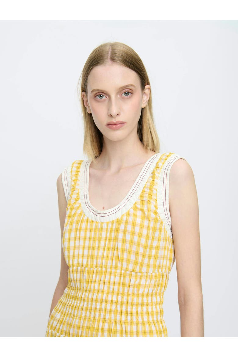 FEDERICA Tank dress, Alternate, color, Yellow