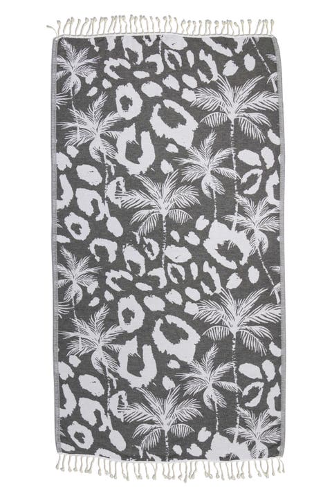 Leopard Palm Organic Turkish Towel