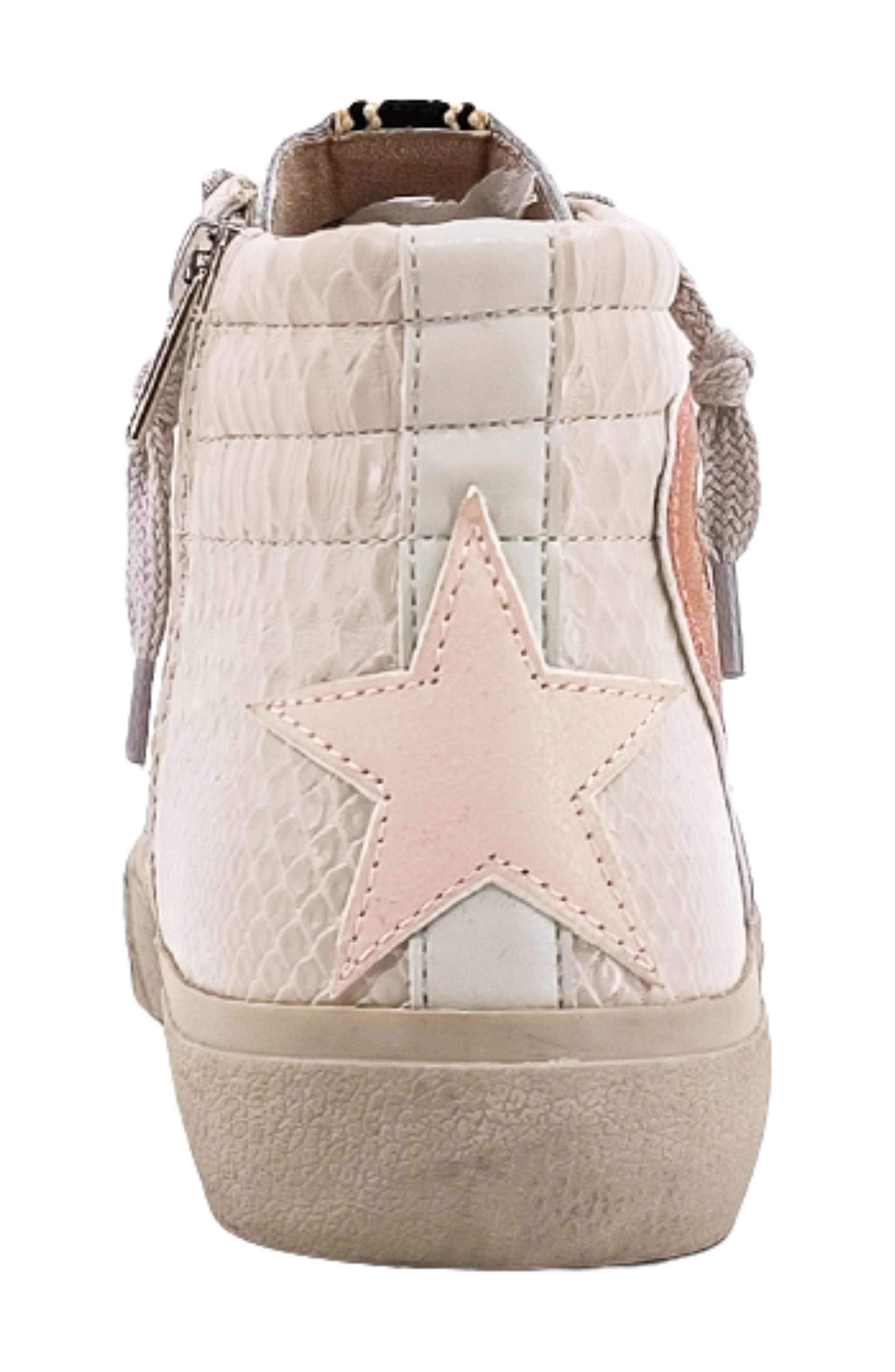 SHUSHOP Rooney High-Top Sneaker, Alternate, color, Taupe Snake