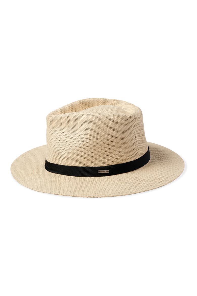 Carolina Packable Straw Hat, Alternate, color, NATURAL