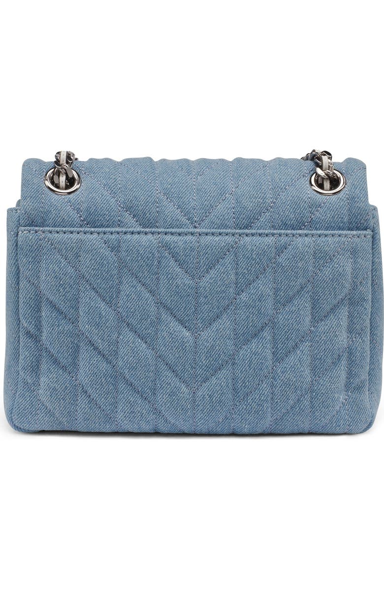 KARL LAGERFELD PARIS Lafayette Denim Crossbody, Alternate, color, Light Denim