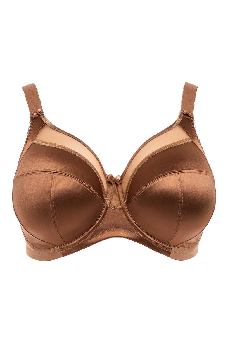 Keira Full Figure Underwire Bra, Alternate, color, CINNAMON