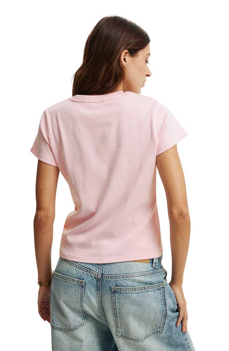 Cotton On Women's 90S Baby Tee, Alternate, color, Prairie Pink