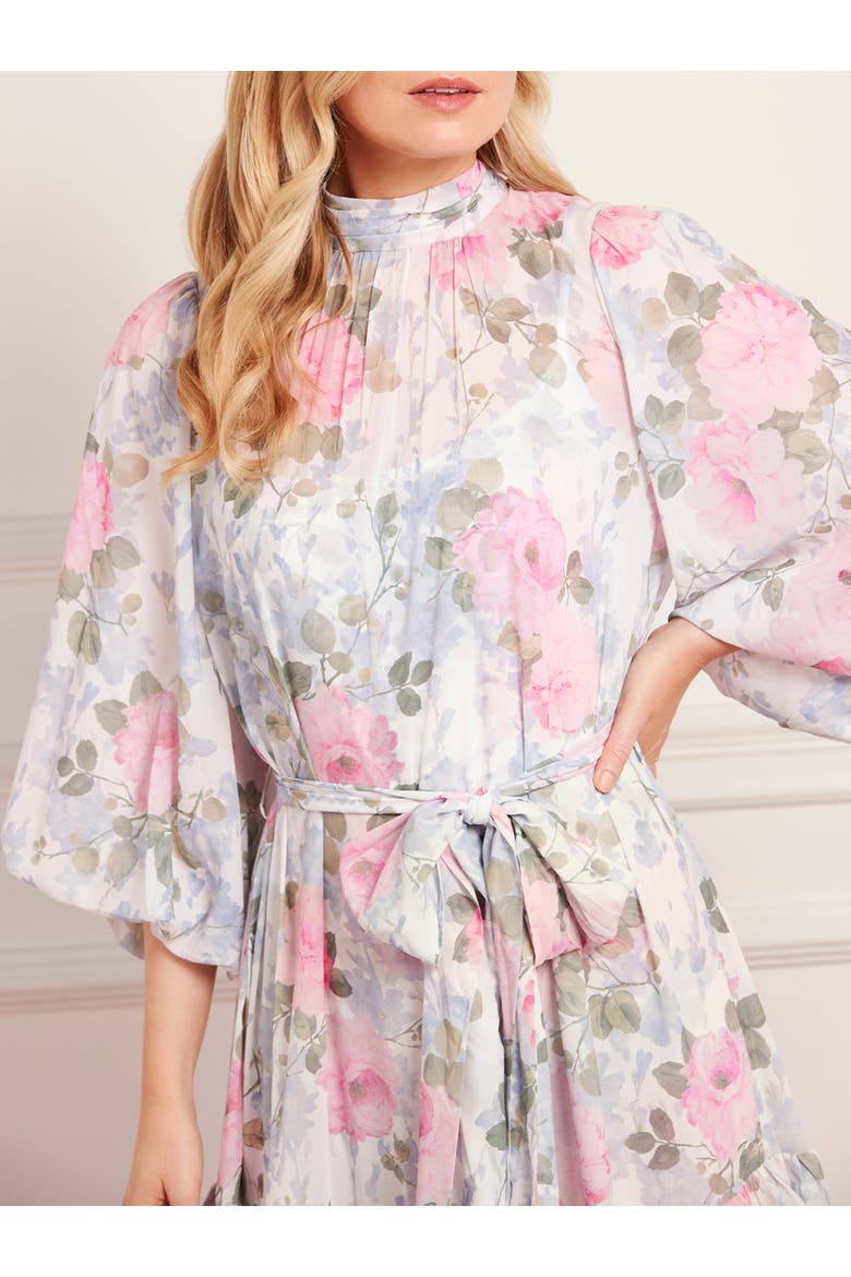 Camille's Garden Louisa Ankle Gown, Alternate, color, Moonshine