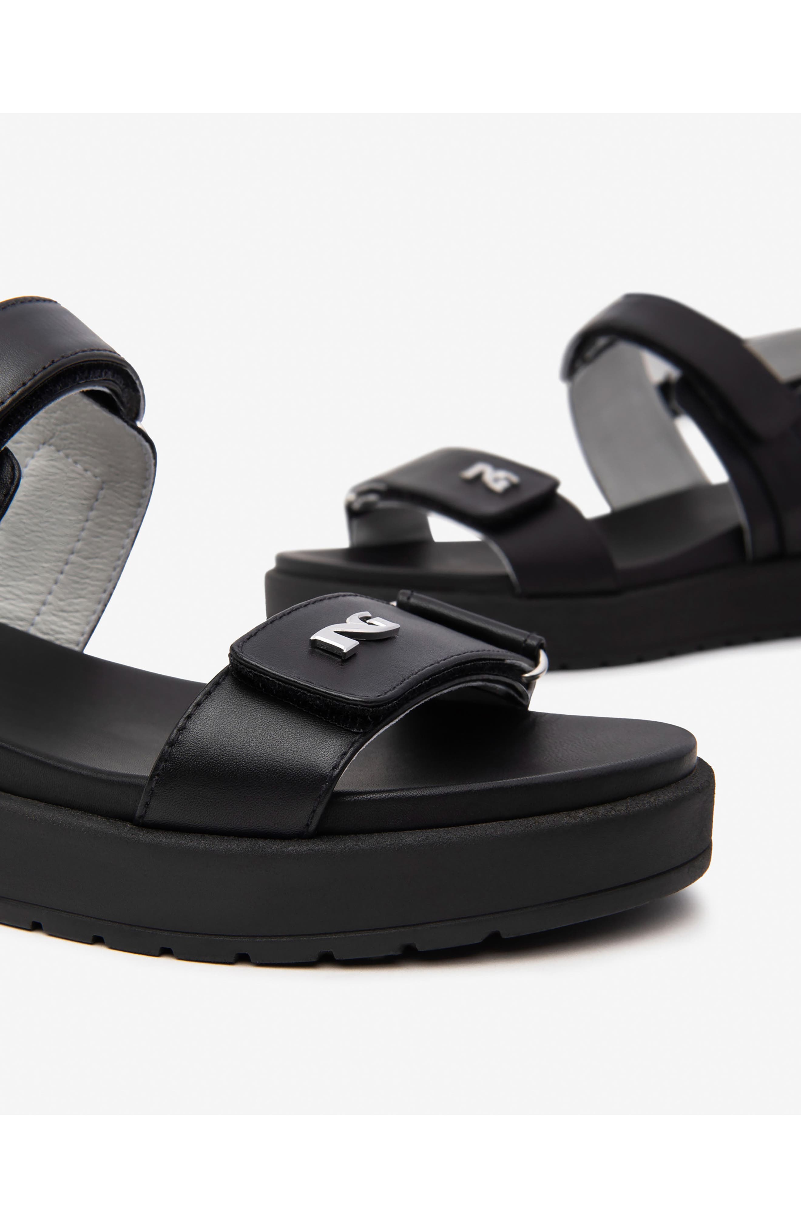 NeroGiardini Slingback Platform Wedge Sandal, Alternate, color, 