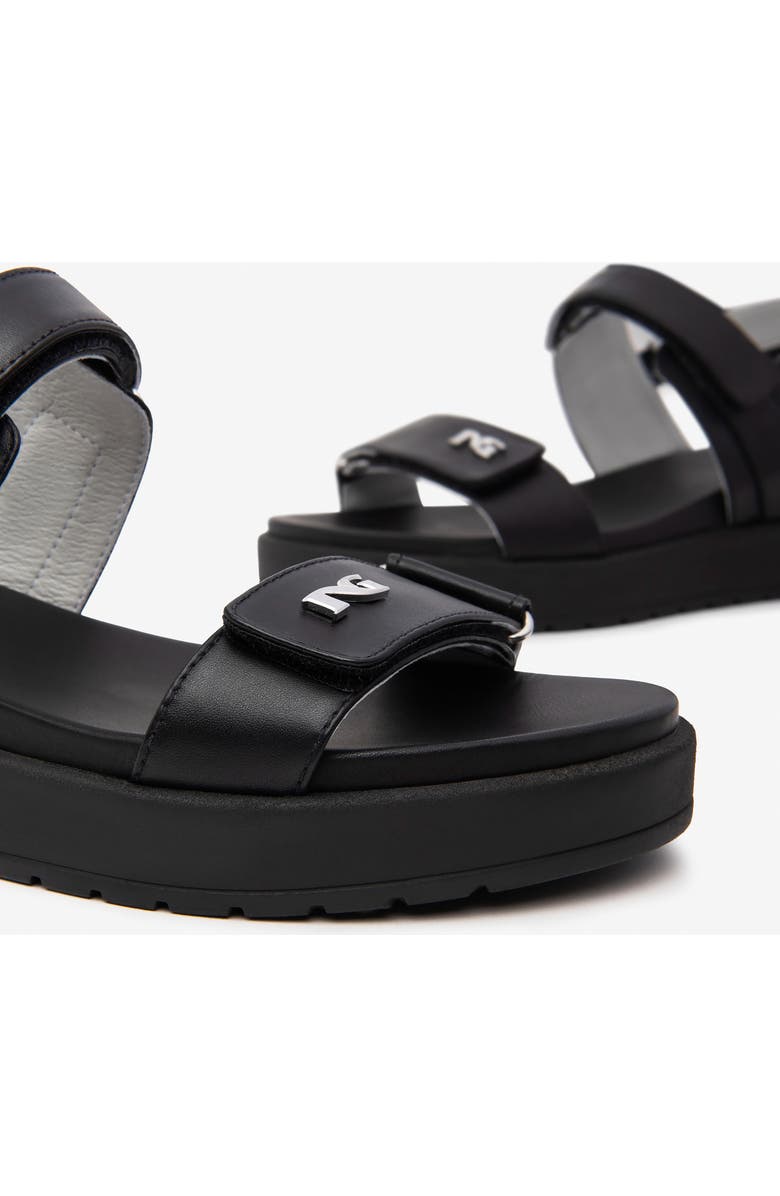 NeroGiardini Slingback Platform Wedge Sandal, Alternate, color,