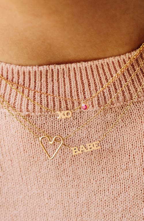 Zoë Chicco Dangling Semiprecious Stone Choker In Gold