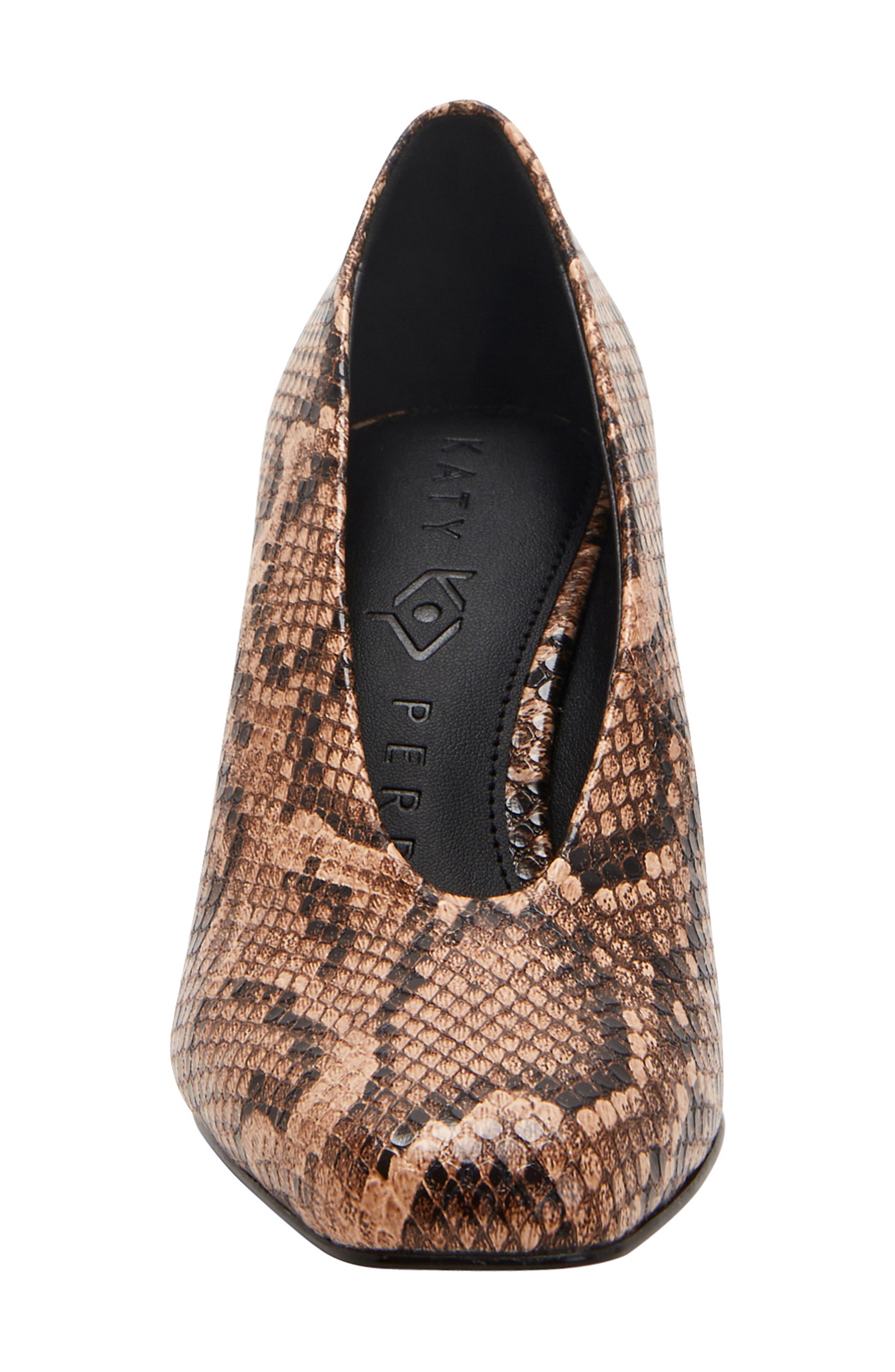 Katy Perry Hollow Wedge Pump, Alternate, color, True Taupe Multi