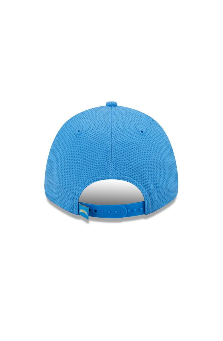 New Era Men's New Era Powder Blue Los Angeles Chargers Framed AF 9FORTY Snapback Hat, Alternate, color, 