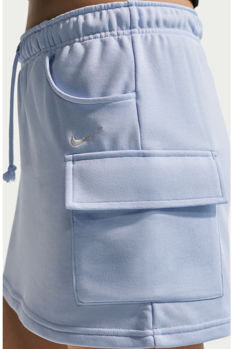 Phoenix French Terry Cargo Miniskirt, Alternate, color, HYDROGEN BLUE/ SAIL