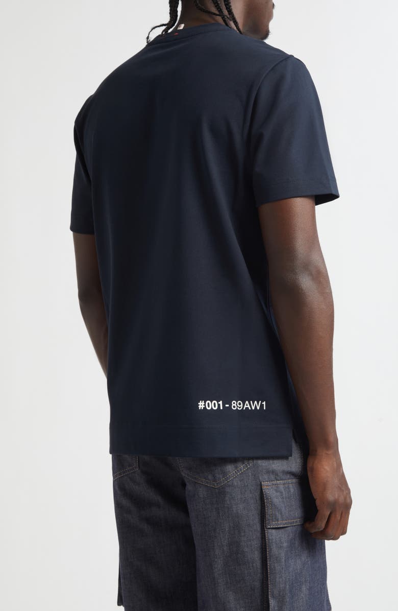 Moncler Logo Graphic T-Shirt, Alternate, color, Eclipse