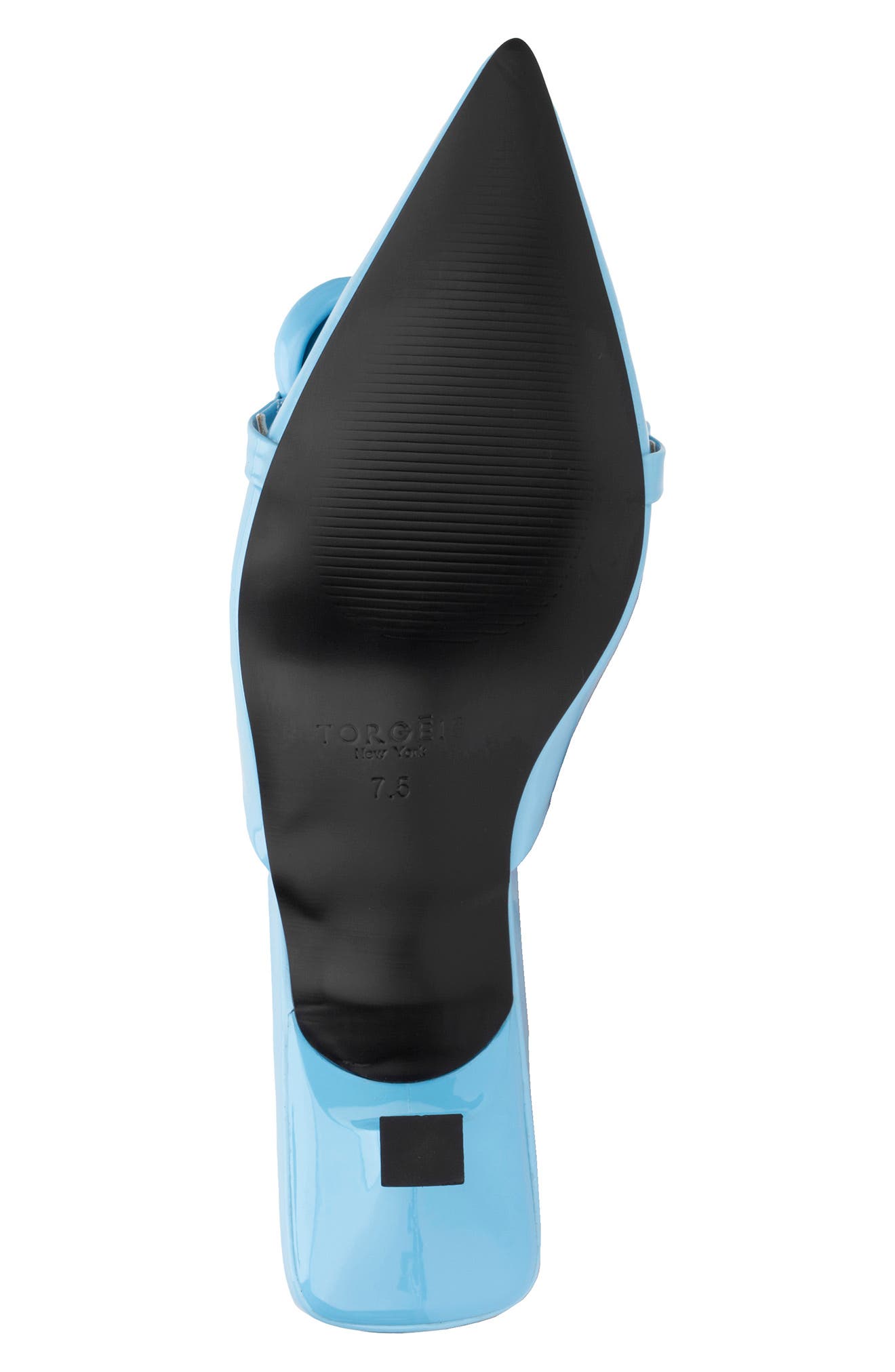 TORGEIS Arboricola Chain Kitten Heel Mule, Alternate, color, Blue