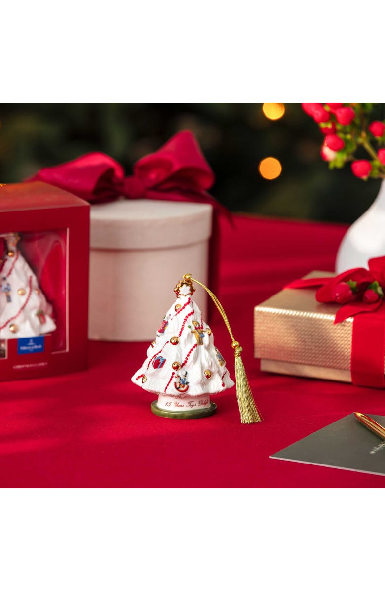 Villeroy & Boch Christmas Classics Christmas Tree Dated Ornament 2025, Alternate, color, Multi