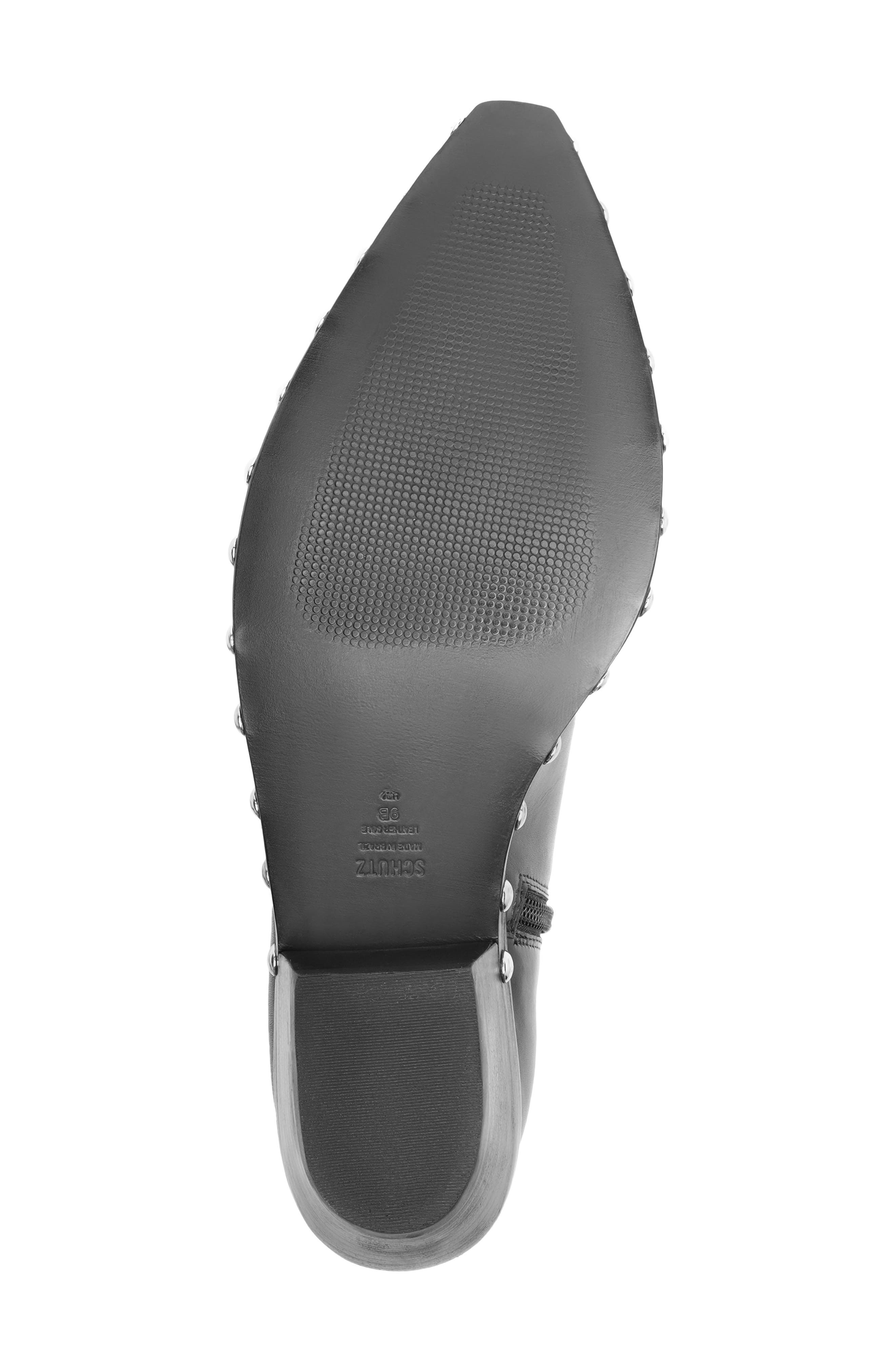 Taylor Leather Bootie, Alternate, color, BLACK