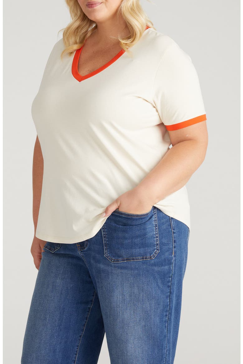 V-Rex Tee, Alternate, color, CHAMOMILE WITH POPPY