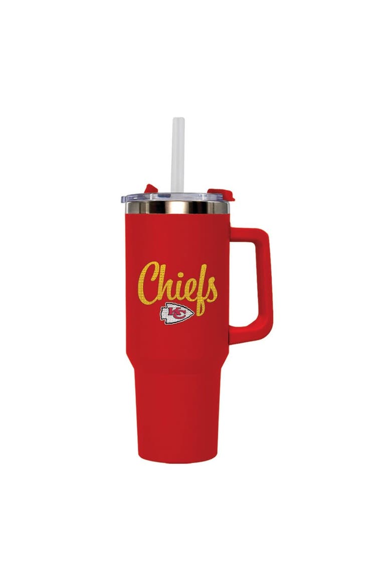 Kansas City Chiefs 40oz. Single Hit Bling Tumbler, Main, color, Red