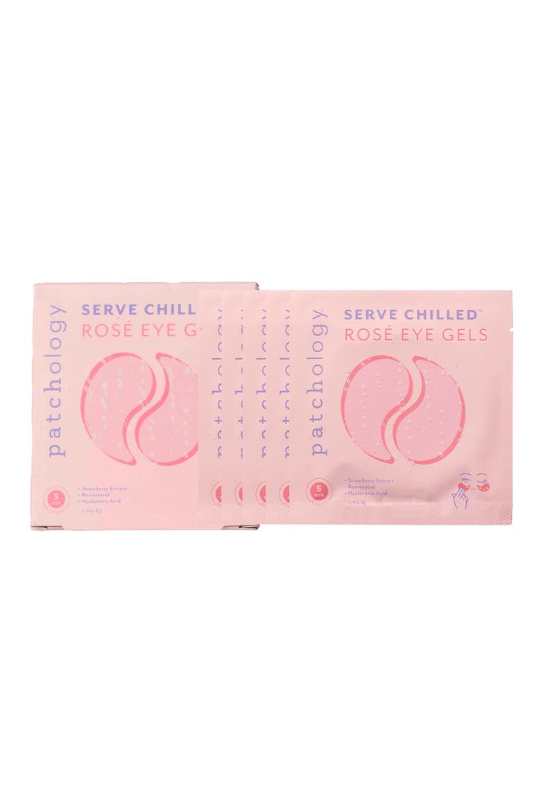 5-Pack Serve Chilled Rosé All Day Eye Gels, Main, color, NO COLOR