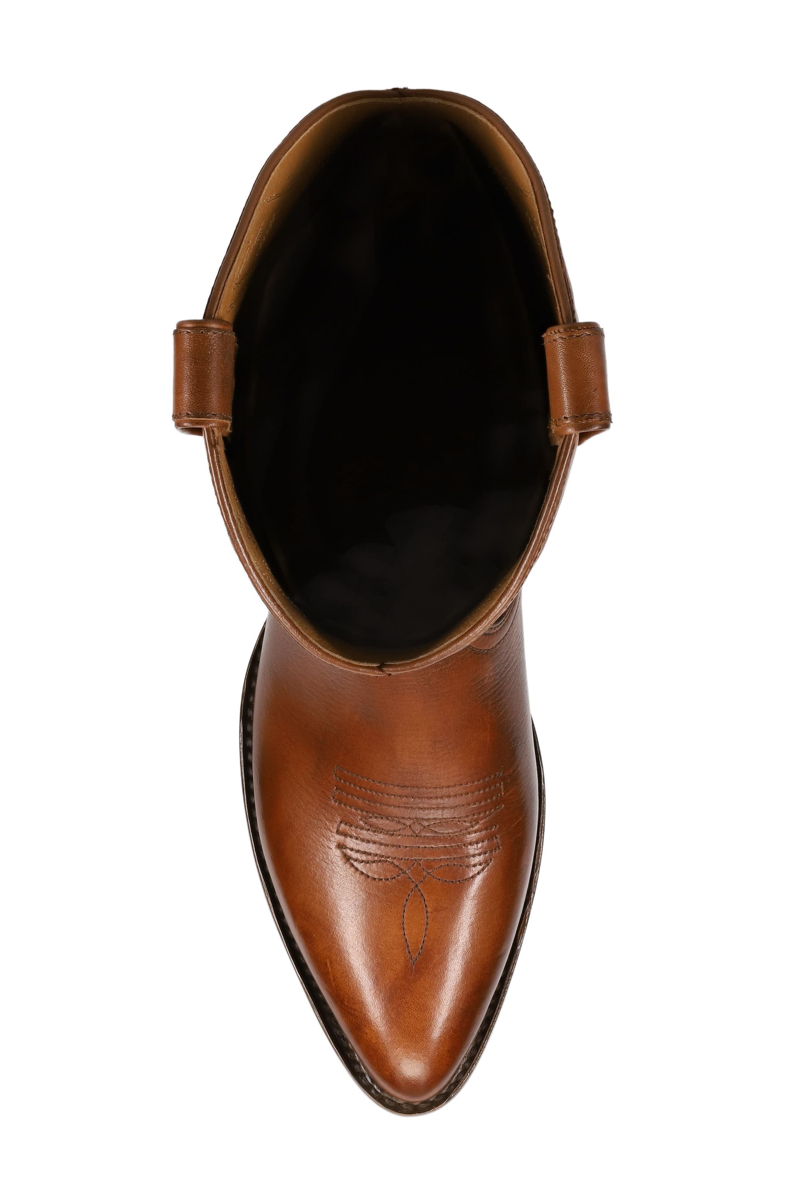 Frye Bruce Western Boot, Alternate, color, Saddle