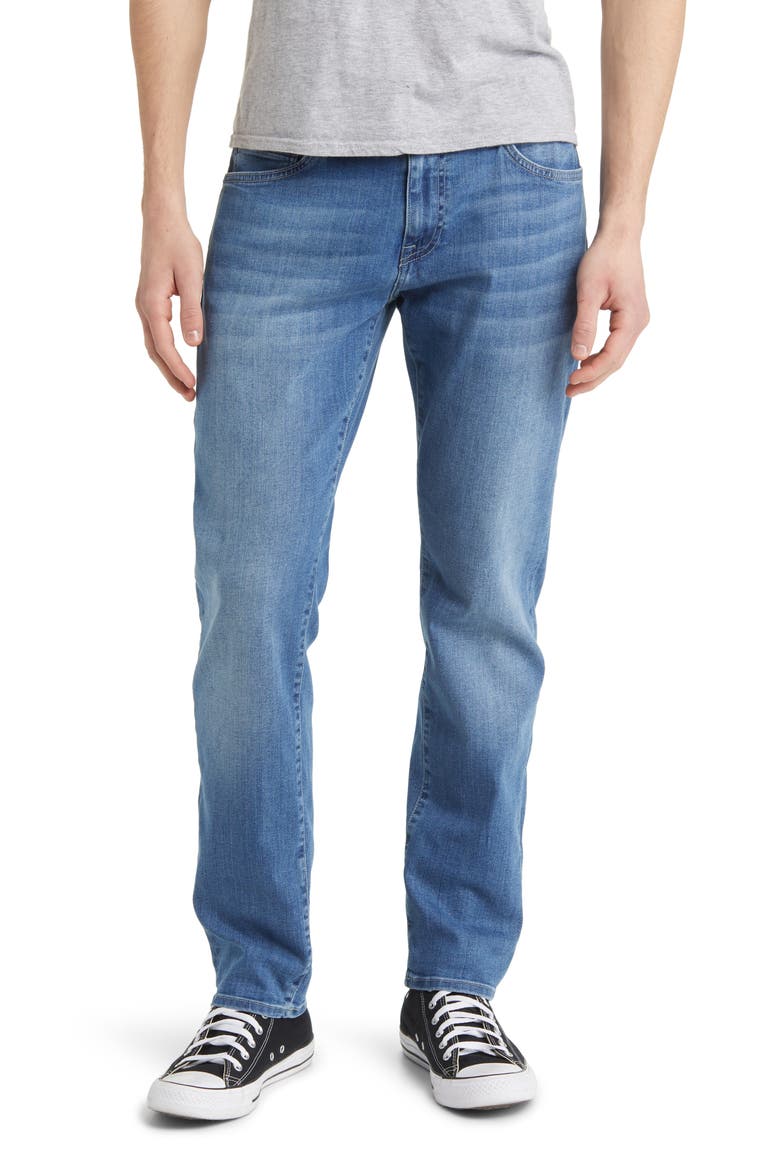 Marcus Slim Straight Leg Jeans, Main, color, MID BRUSHED WILLIAMSBURG