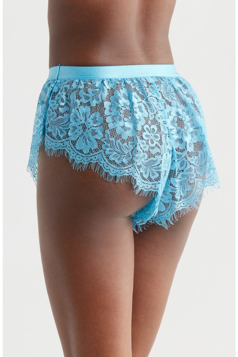 Embroidered Lace Tap Boyshorts, Alternate, color, BLUE