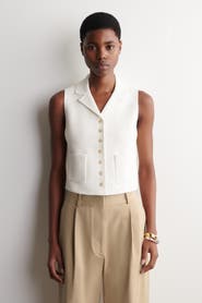 COS Bouclé-Knit Vest