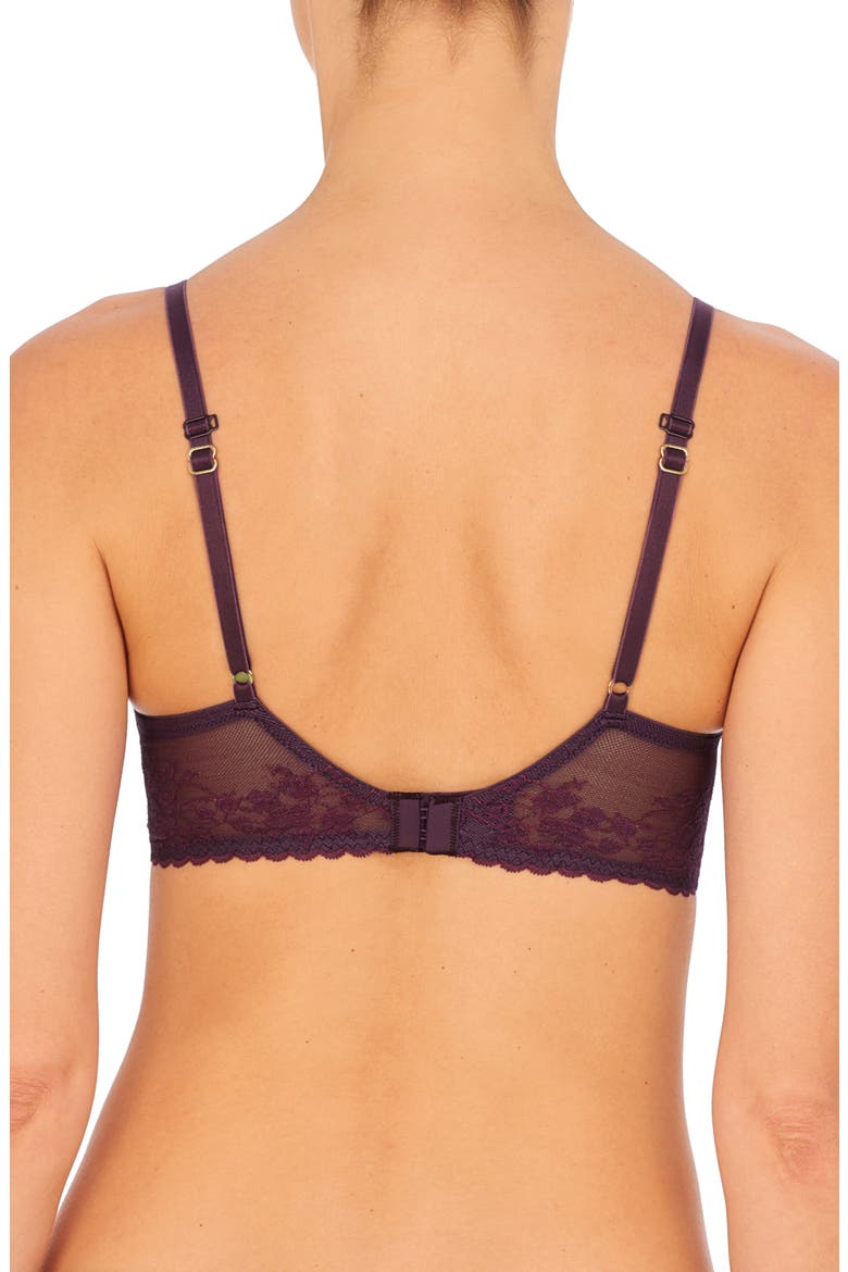 Cherry Blossom Convertible Underwire Bra, Alternate, color, DEEP PLUM