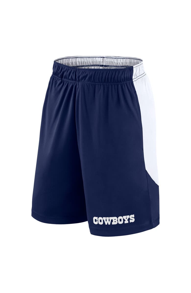 FANATICS Men's Fanatics Navy/White Dallas Cowboys Launch Shorts, Alternate, color,