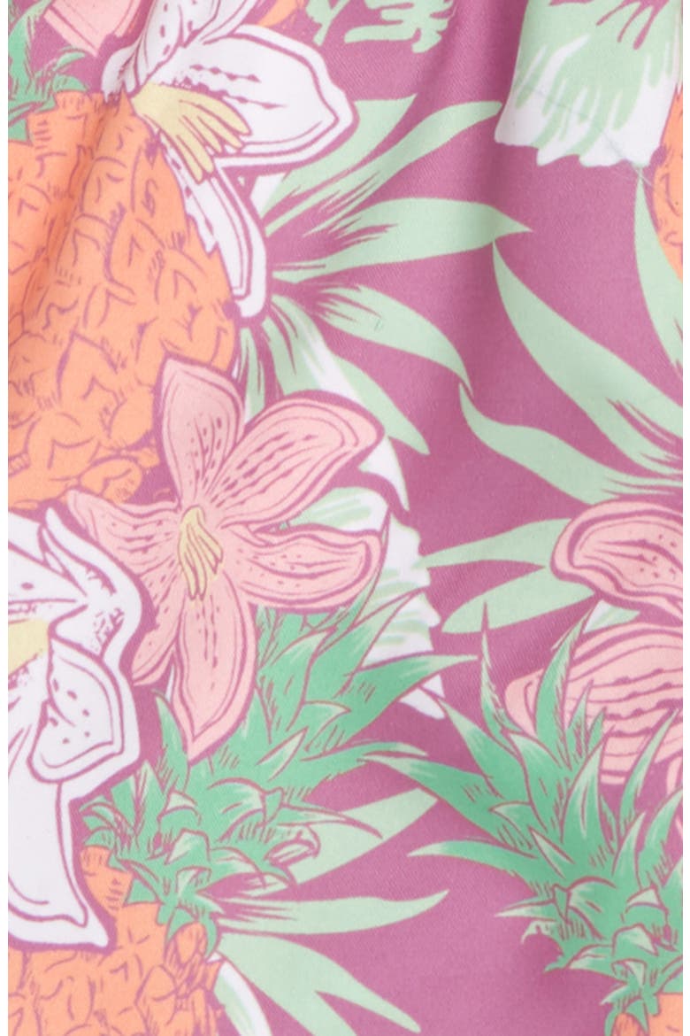 Aloha Swim Trunks, Alternate, color, PURPLE
