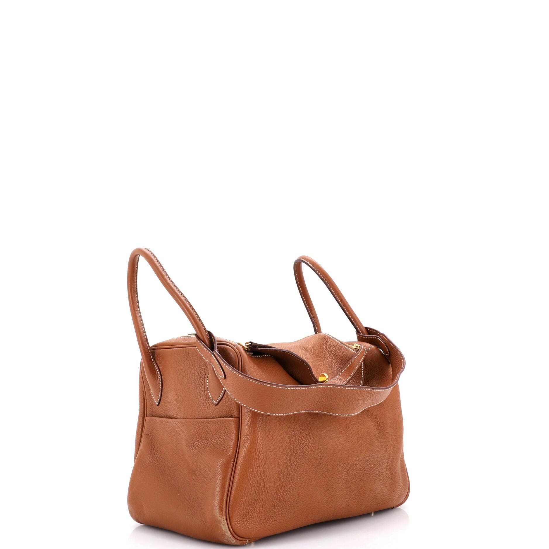 Pre-Owned Hermes Lindy Bag Clemence 34, Alternate, color, Gold