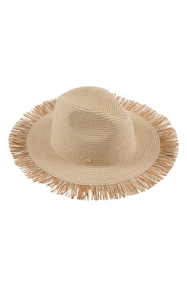 Eugenia Kim Courtney Packable Straw Fedora, Alternate, color, 