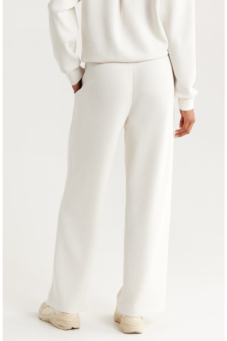 Ultra Soft High Waist Straight Leg Pants, Alternate, color, BEIGE IVORY HEATHER