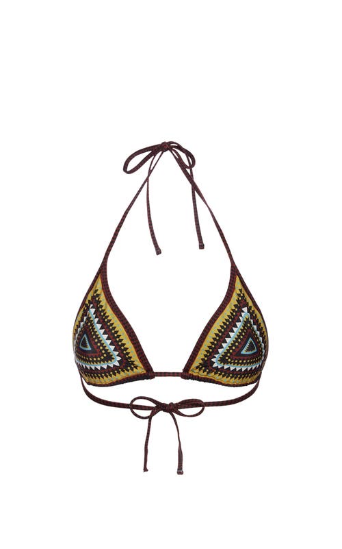 La Doublej Bikini Top Doric Placée Black In Doric Placée Black