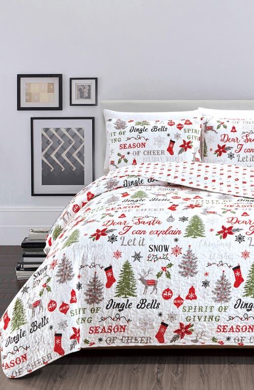 Woven & Weft Winter Snowman Quilt & Sham Set