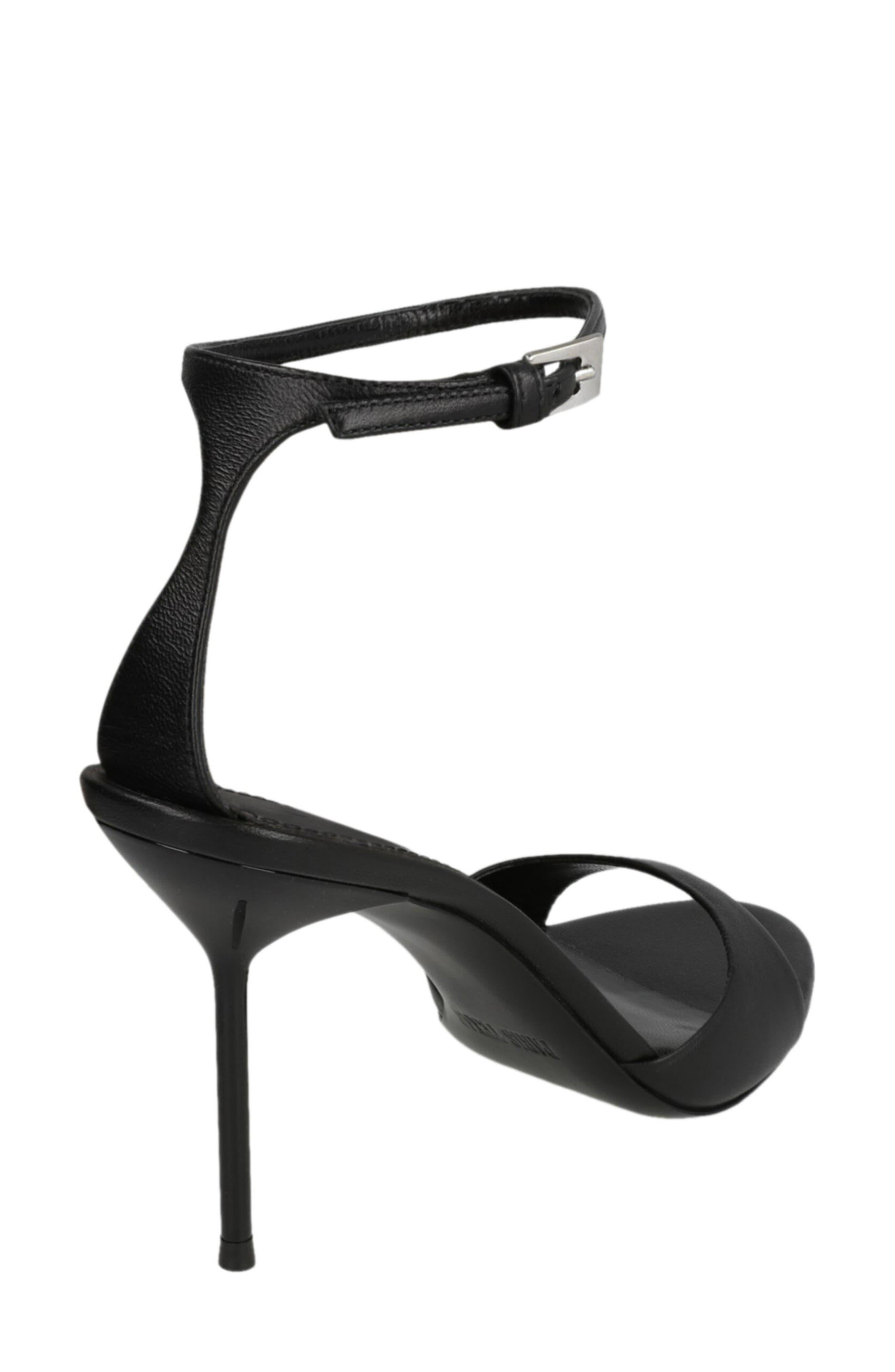 Paris Texas Lidia Ankle Strap Sandal, Alternate, color, Black