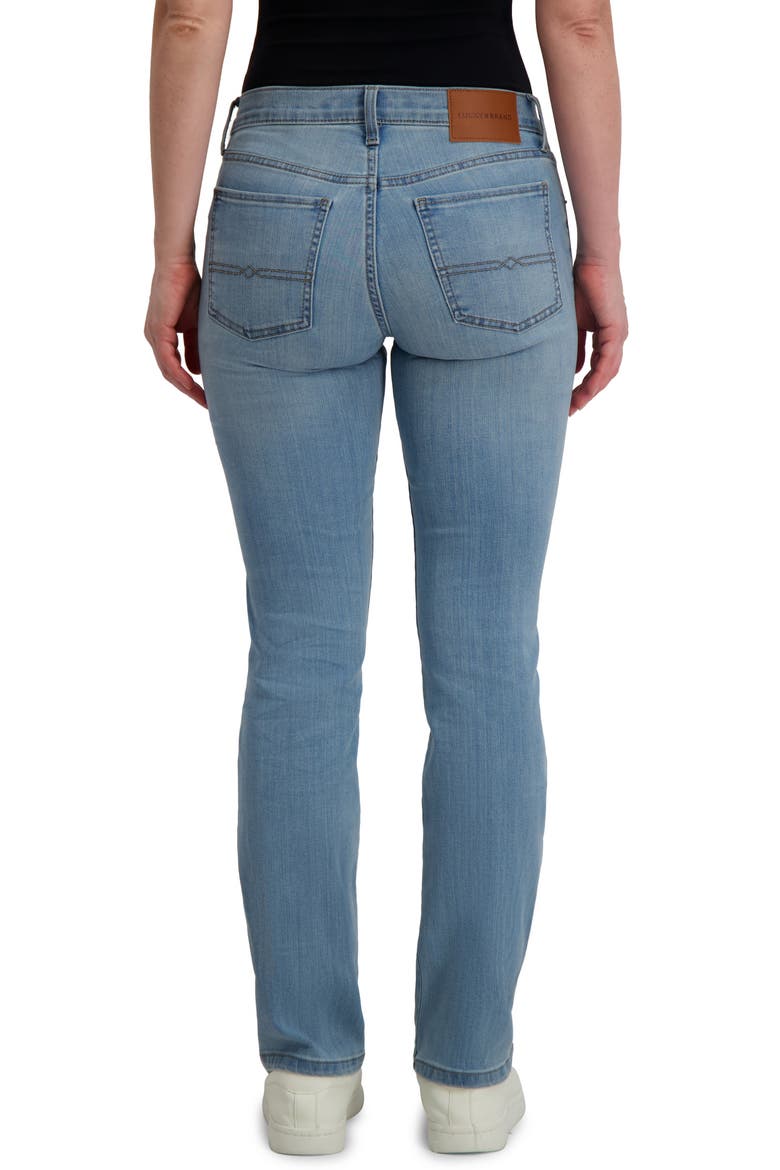 Sweet Mid Rise Straight Leg Jeans, Alternate, color, BRONCO