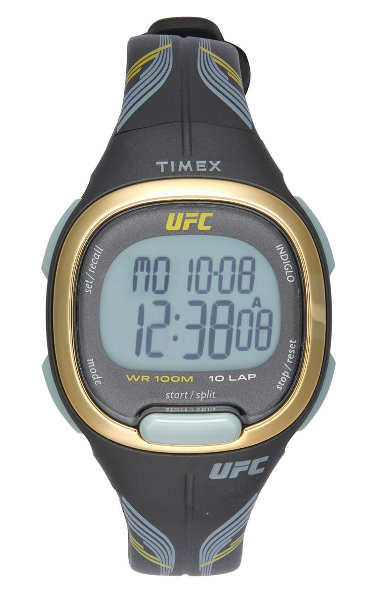 Timex<sup>®</sup> x UFC Takedown Resin Strap Digital Watch, 33mm, Main, color, 