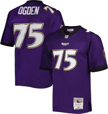 Mitchell Ness Men s Mitchell Ness Jonathan Ogden Purple Baltimore Ravens 1996 Legacy Replica Jersey Nordstrom