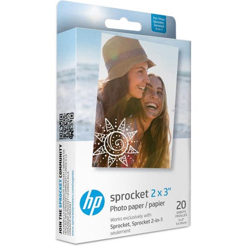 Sprocket Zink Photo Paper 2x3 (20 Sheets)