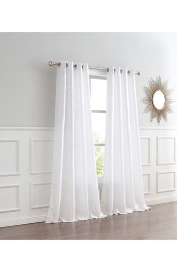 Dainty Home Single Sheer Panel Curtain In White