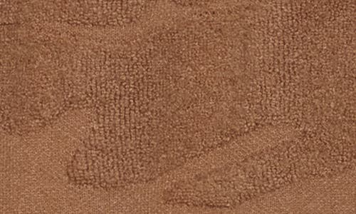 Cyrus Textured Polo Cardigan In Brown